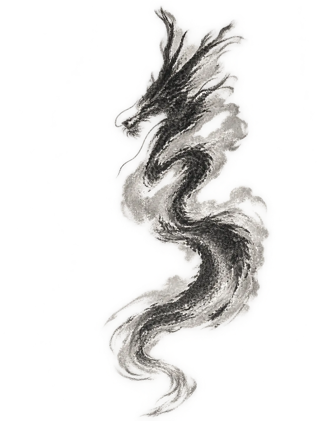 Ink Dragon Calligraphy